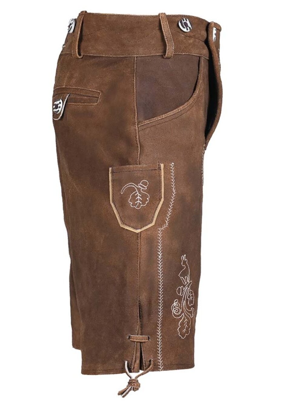 Authentic Bavarian Lederhosen Hogen Men Suede Costume Size 32